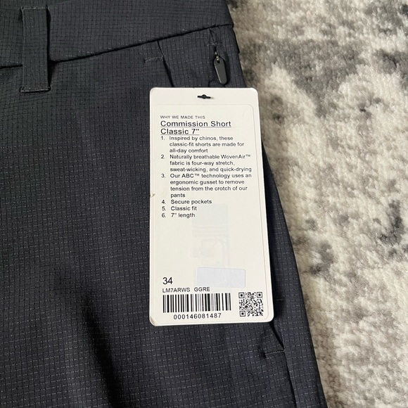 Lululemon Commission Classic-Fit Short 7" *Ventlight - Picture 3 of 10